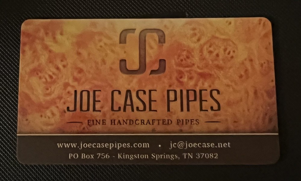 Joe Case Unique Round Stack Briar Pipe
