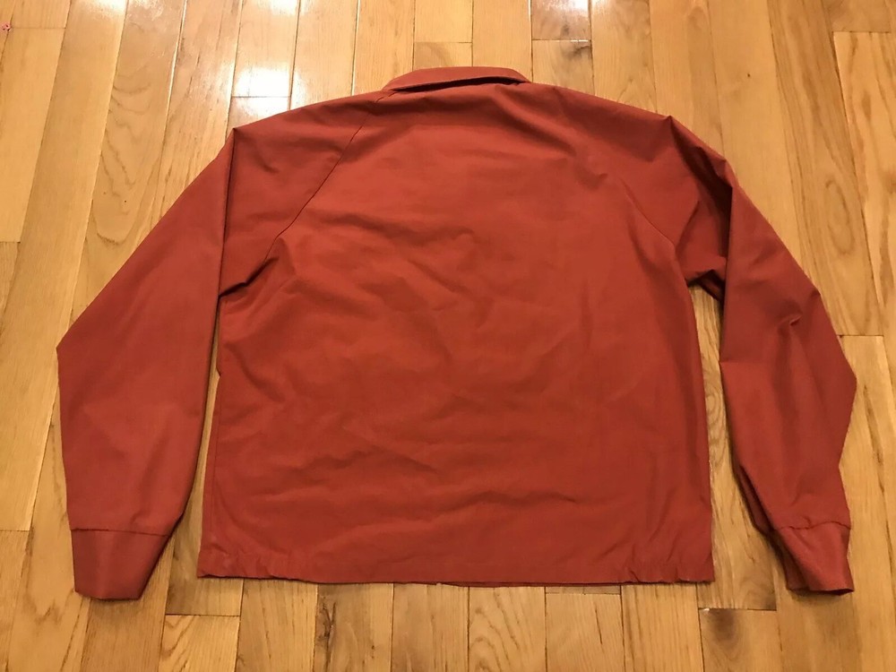 Vintage Maroon AgriGold Seed Corn Bomber Jacket Swingster Coat