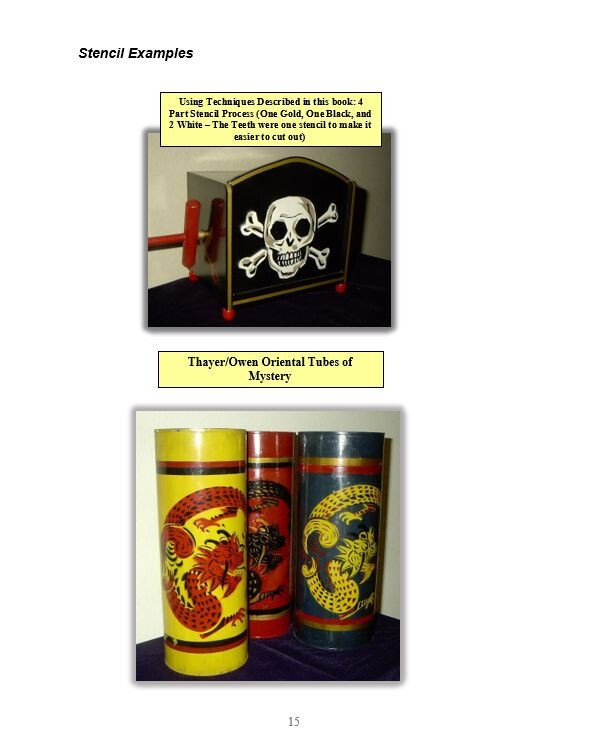 Magic Apparatus Decor Book-Stencil Techniques & Decals-Magic Builder's Series