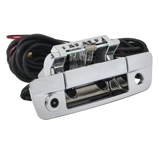 Tailgate Latch Door Handle Rear View Back Up Camera Compatible with Dodge Ram