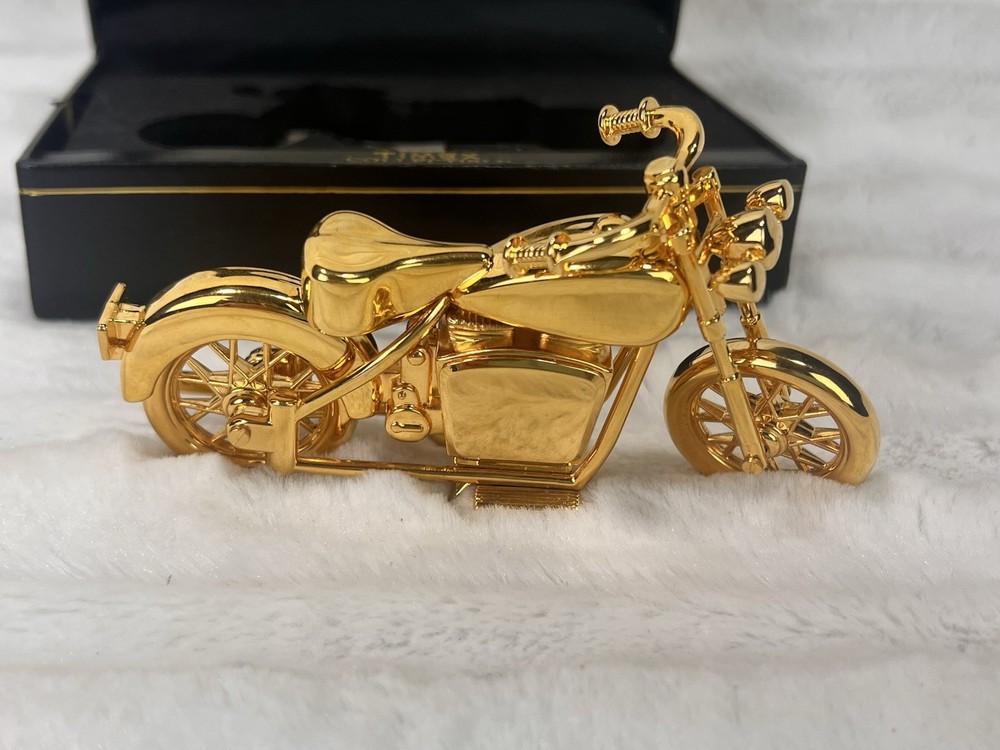 TIMEX Quartz Movable Motorcycle Collectible Mini Clock (Read)