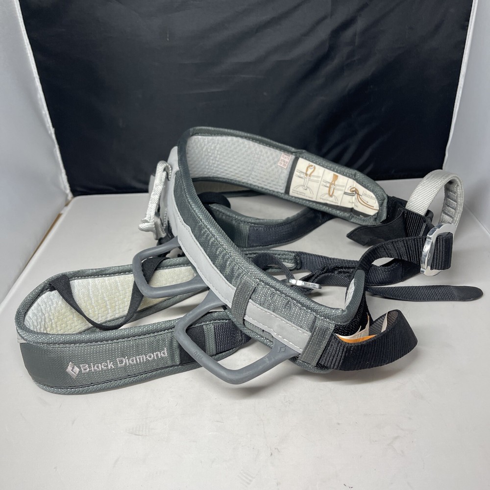 Black Diamond Primrose Sit Harness Size 6 Slate Gray