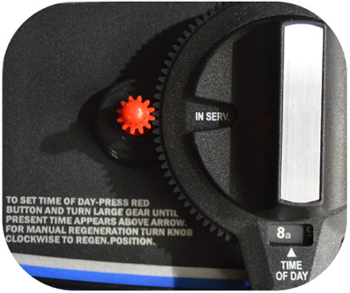 Time Clock Control Valve For Water Filter Softener Resin Tank 9''-11'' Diameter