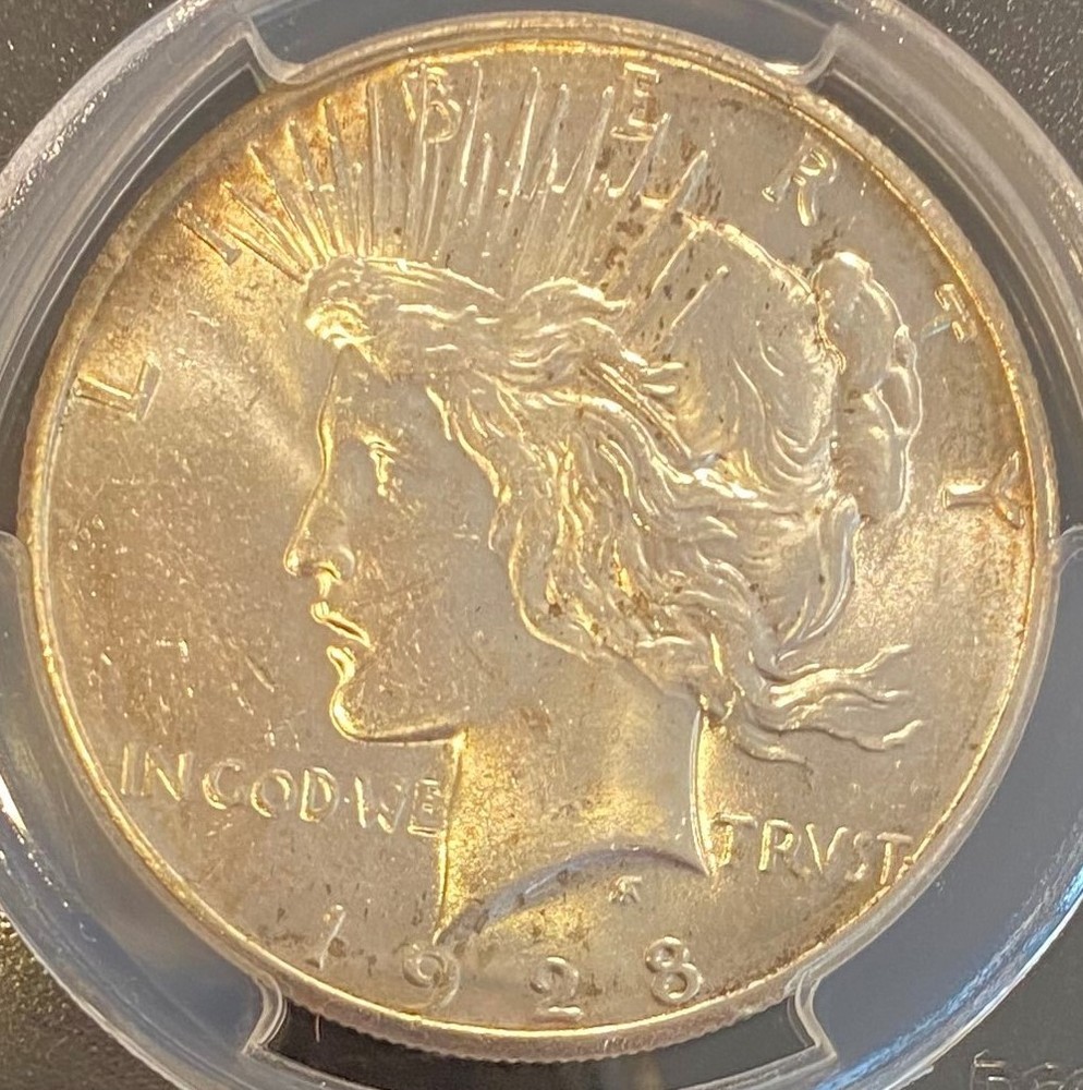 1928 Peace Dollar PCGS MS-62