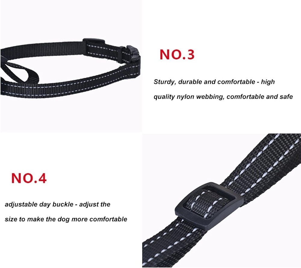 Adjustable Muzzle for Dogs - Anti-Biting Fluorescent Dog Muzzle, Biting Chewing