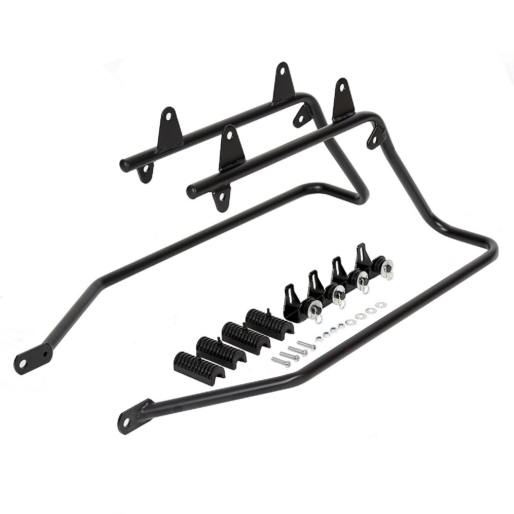 Hard Saddlebag Saddle bag Conversion Brackets Fit For Harley Softail w/ Hardware