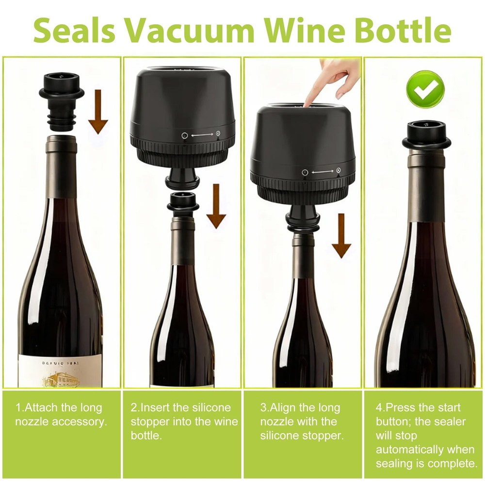 Mason Jar Vacuum Sealer - Multi-Function Electric Mason Jar Vacuum Sealer Kit