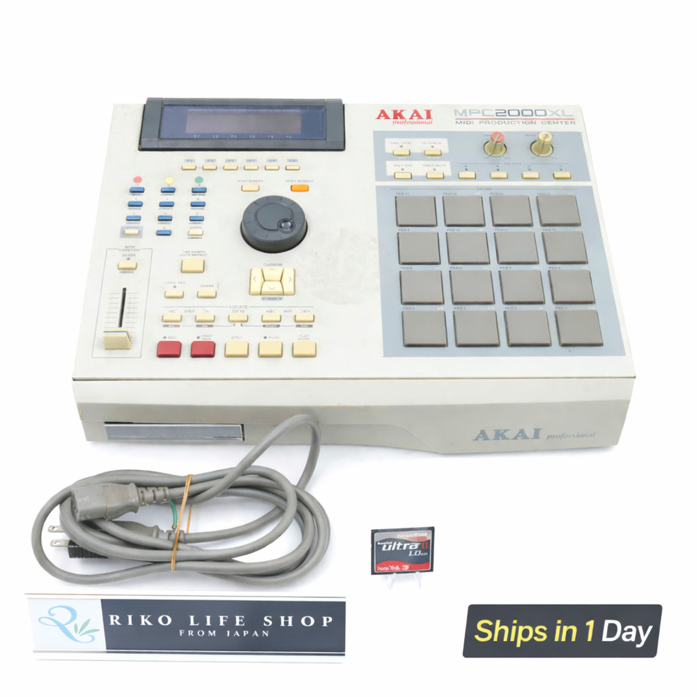 AKAI MPC2000XL Sampler Sequencer Drum Machine Tested Working Japan