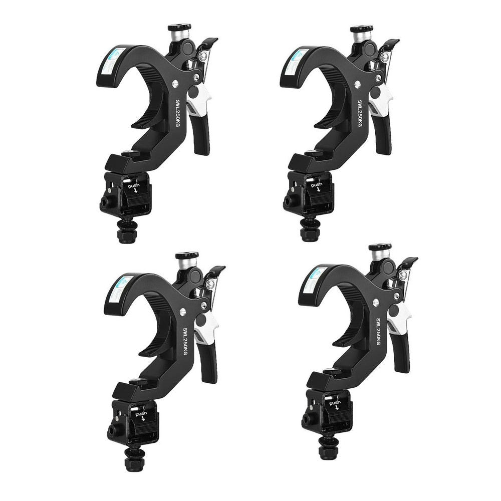 4pcs Folding Light hook load 250kg Aluminium foldable Stage DJ Light Truss Clamp