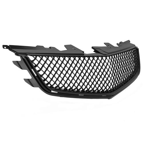 Front Upper Grille Compatible with 2008-2014 Cadillac CTS-V Black Upper Black