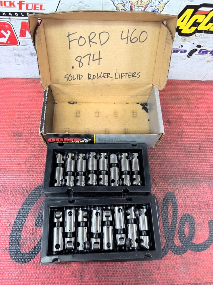 COMP CAMS .874 SOLID ROLLER LIFTERS SET FOR BIG BLOCK FORD BBF 429 460