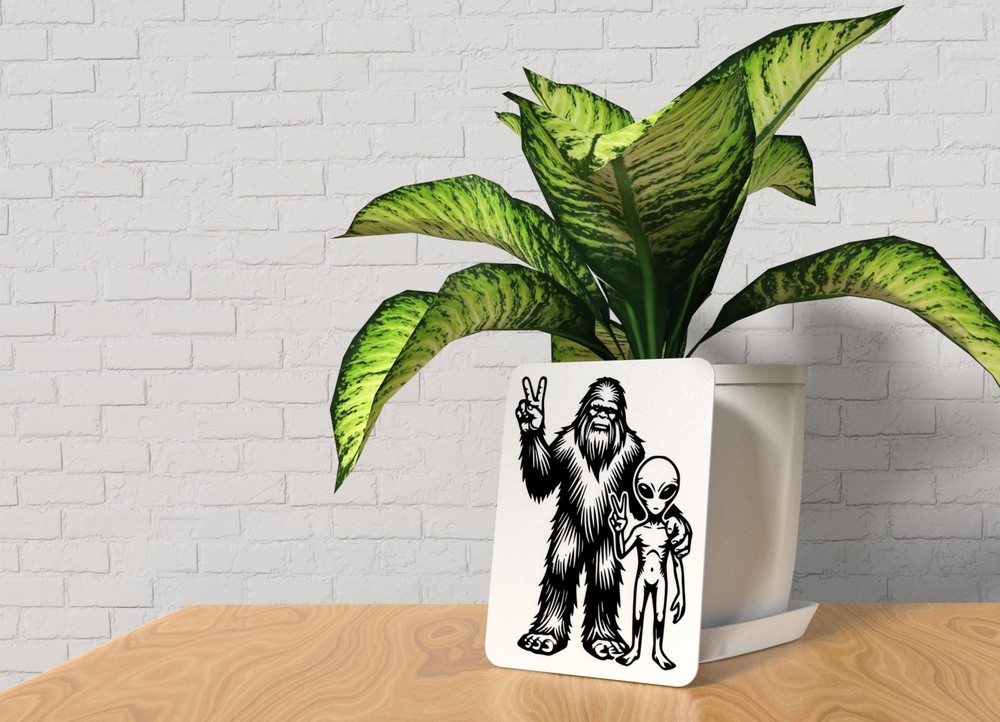 Space Man | Funny sign For Home or Office