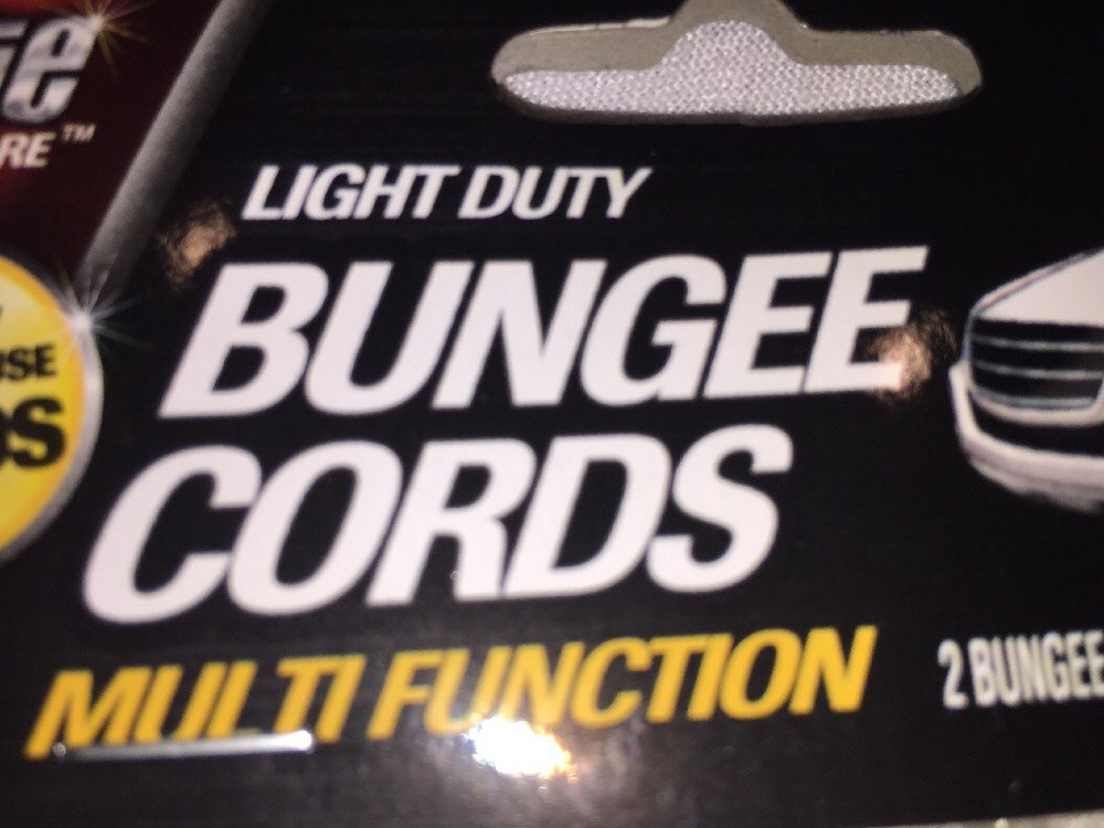 LIGHT DUTY BUNGEE CORDS 2 Piece NEW! 36"