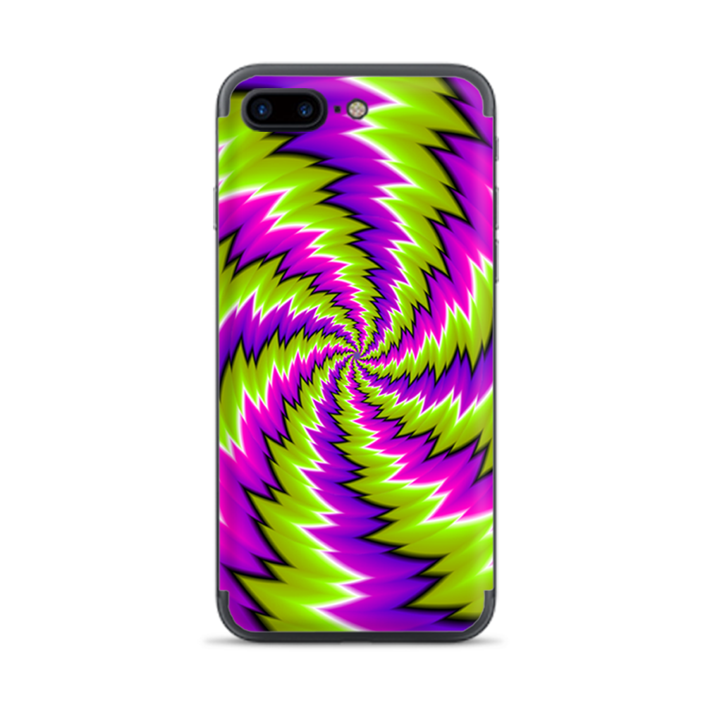 Apple iPhone 7 / 8 Plus Skins Decal Wrap Psychedelic Moving Swirls