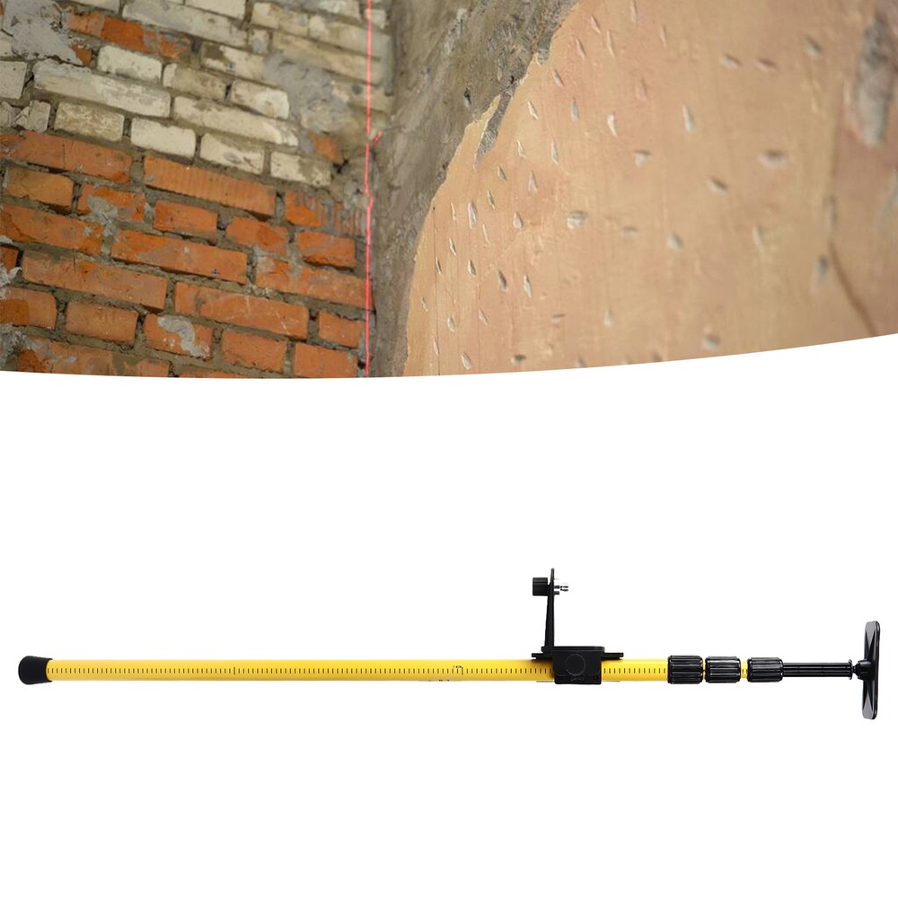 2.8M Leveling Telescoping Pole Adjustable Mounting Pole For Line Lasers