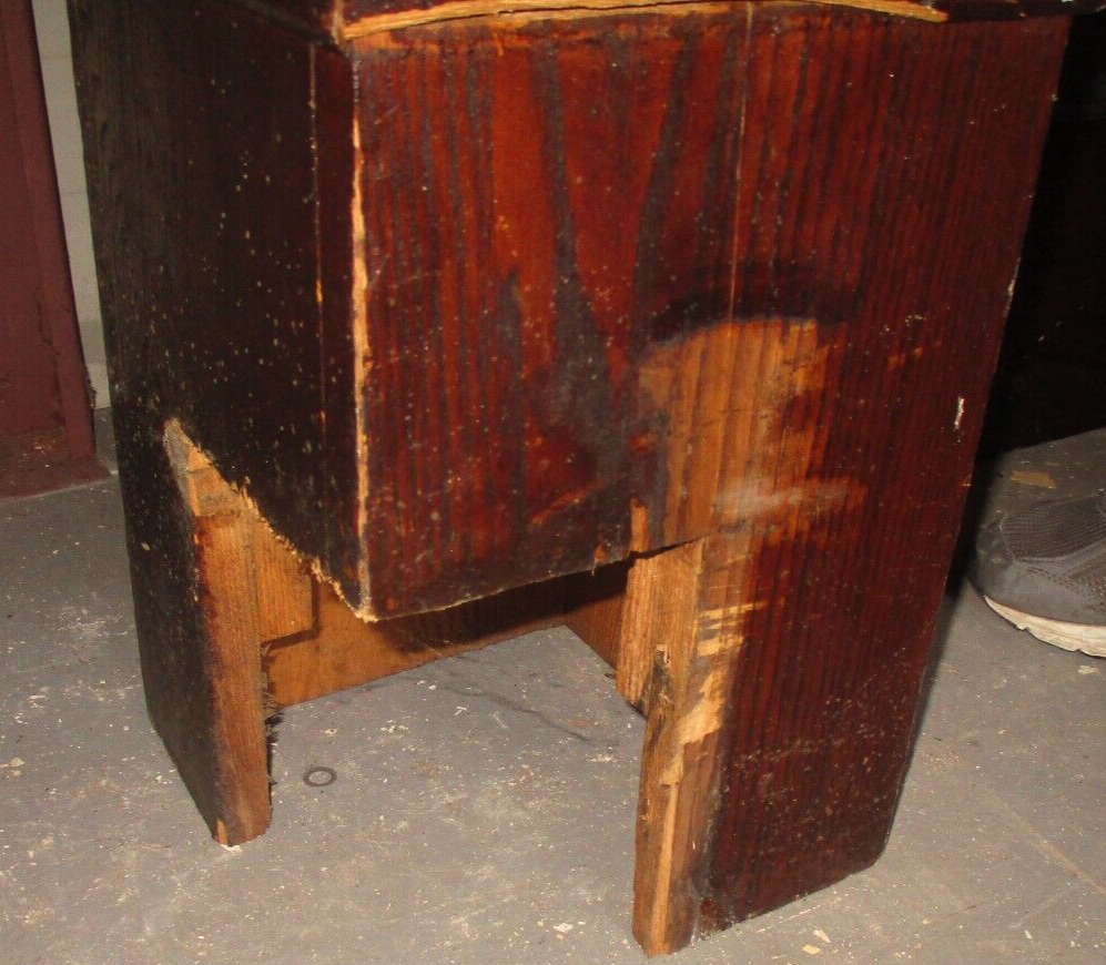 NEWEL POST STAINED 43 TALL WE SHIP!!!!!!
