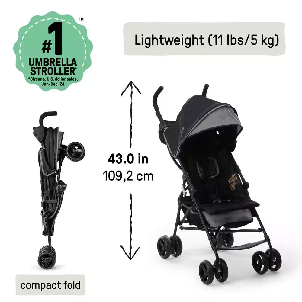 3D Mini Stroller in Gray