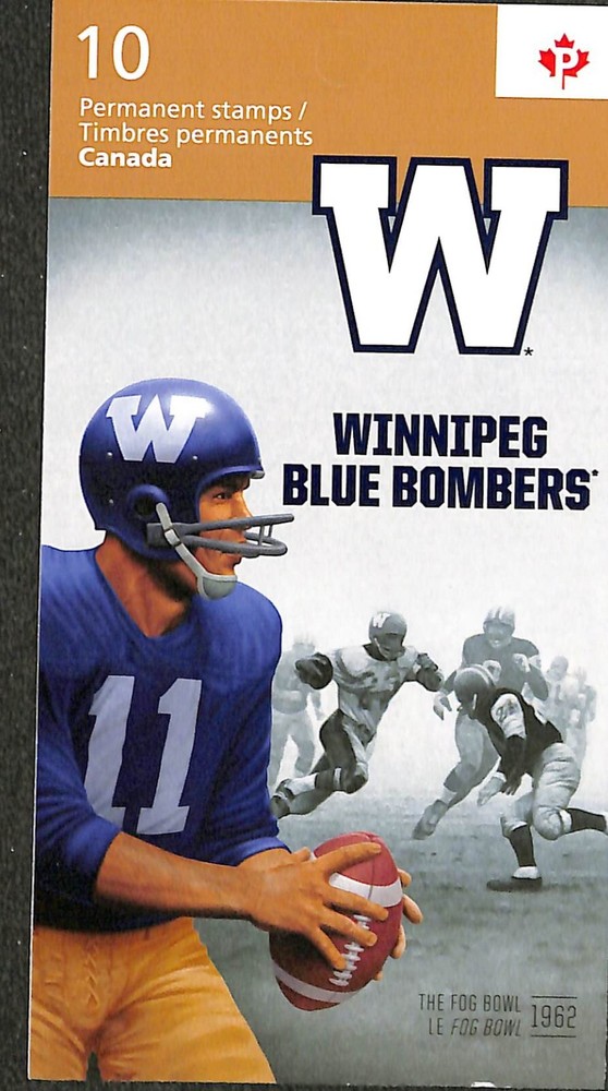 Canada - Booklet BK504 - Scott 2573 - Winnipeg Blue Bombers - 2012