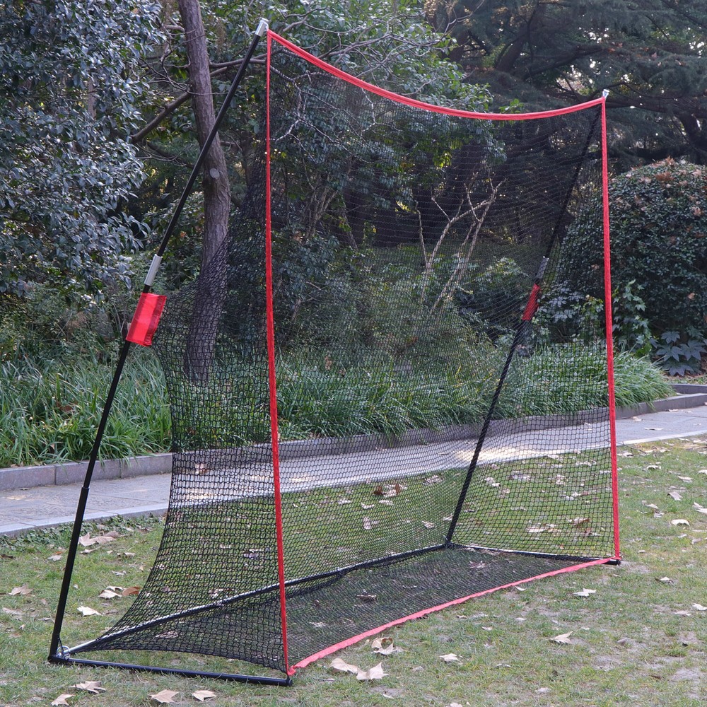 Golf Net 10x7ft Portable Practice Net Hitting Chipping Training Net w/Carry Bag