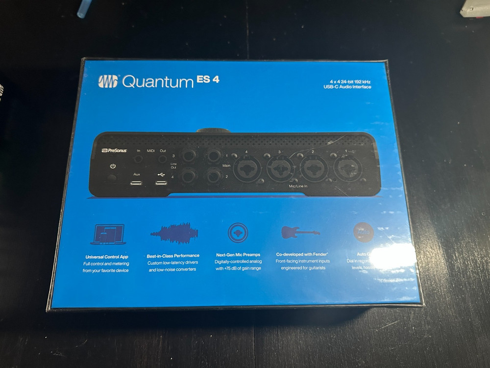 NEW PRESONUS Quantum ES 4 USB-C Audio Interface 4 x 4 24-bit 192kHz