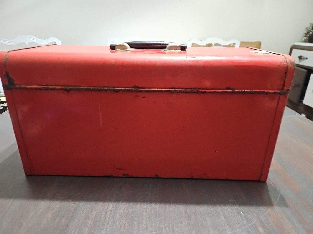 Red Waterloo 18" Home Handyman's Tool Box 50018 All American with Removable Tray