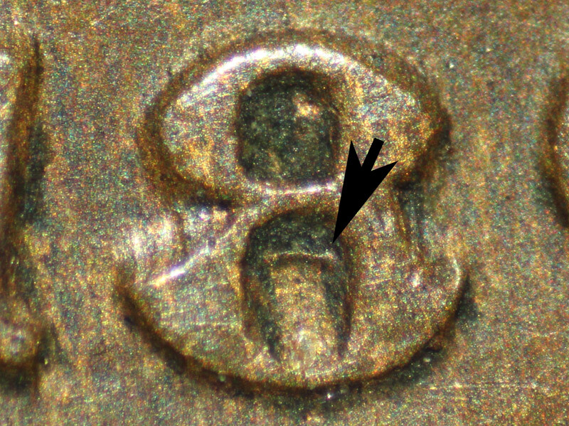 1864 With L Indian Cent *Snow 10 With Reverse Cud*