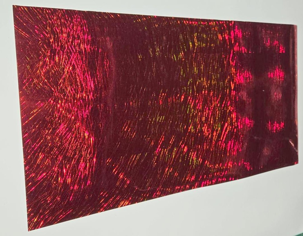 Holographic Cherry Red Light Ray Sign Plotter Cutter Vinyl Roll