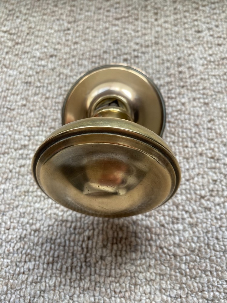 Reclaimed Large Front Door Brass Front Door Knob Pull Centre Handle Vintage