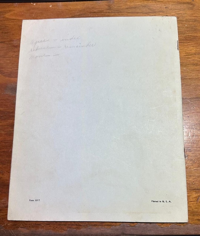 Easy Instructions Operating Controlled Key Comptometer Models 992 & D3-11 Manual