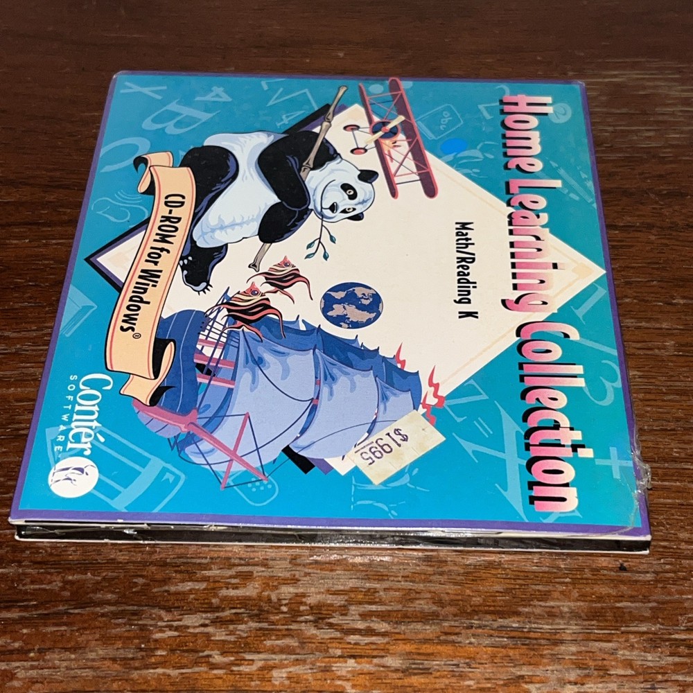 Home Learning Collection Math Reading K CD-ROM For Windows 3.1 - Conter Software