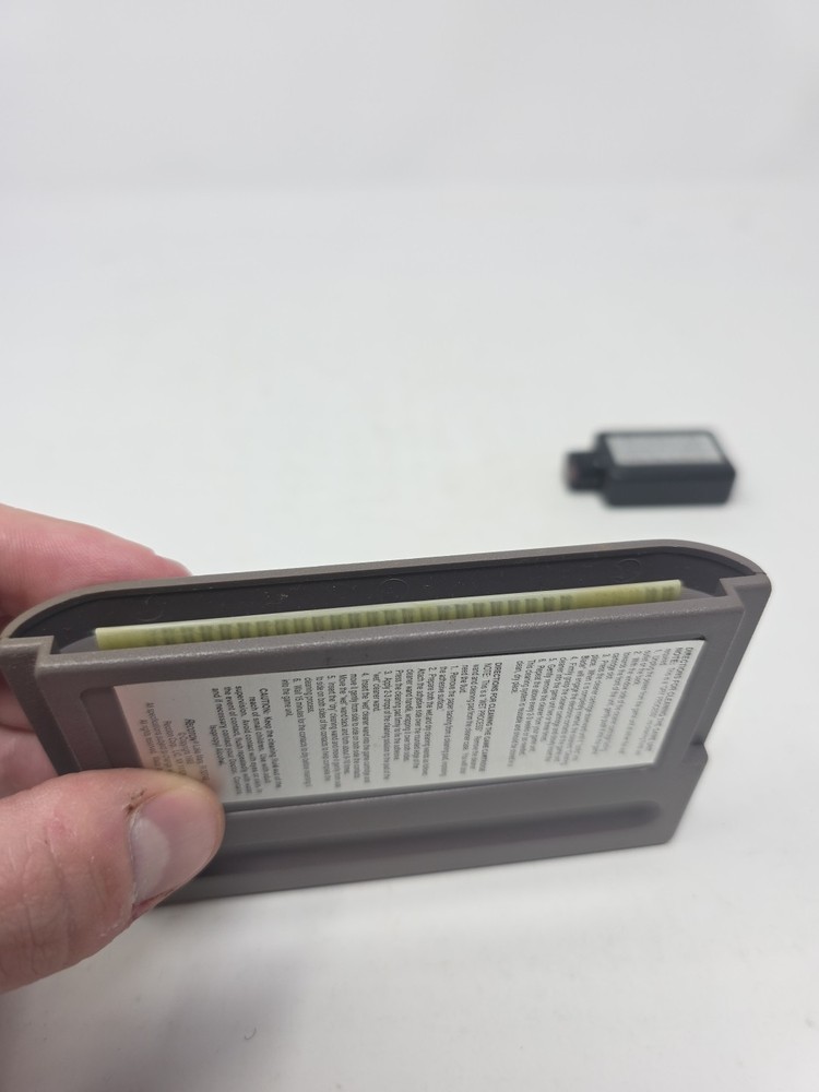 Sega Genesis Cleaner Cartridge Cleaning Pads And Empty Solution Bottle