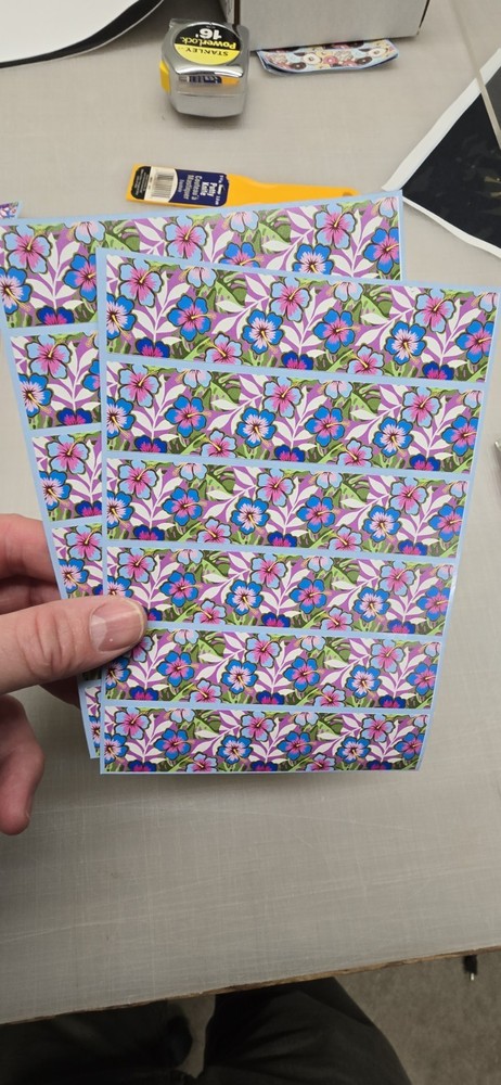 Arrow Wraps 4.5"x1" Custom Flower Print