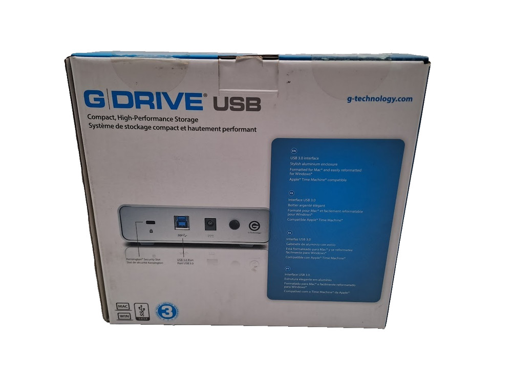 G-technology G-drive Mobile USB-C 6TB External HDD HUS726060ALE610
