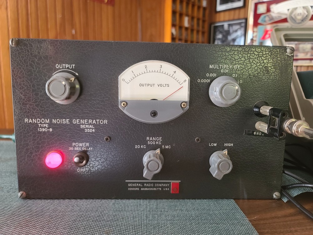 GENERAL RADIO RANDOM NOISE GENERATOR 1390-B AS IS/UNTESTED