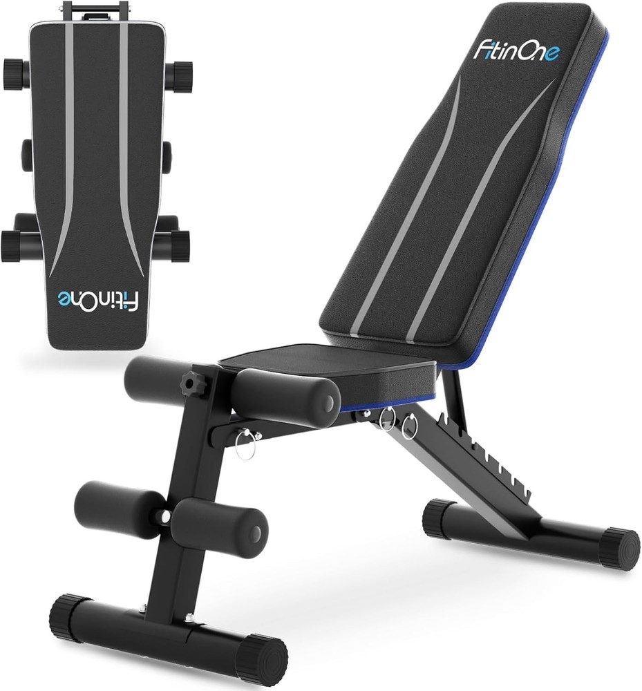 Adjustable Folding Weight Bench Home Gym 660 lbs Capacity Multi-Functional