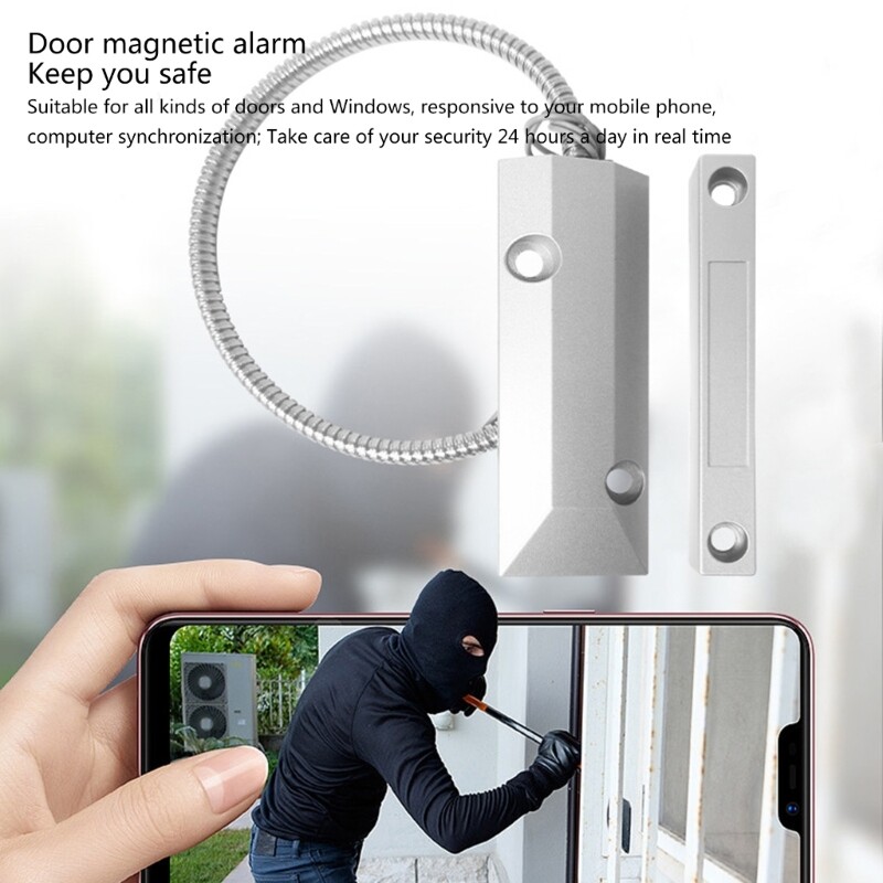 Door Window Anti-theft Alarm Home Security Sensor Surface Mount