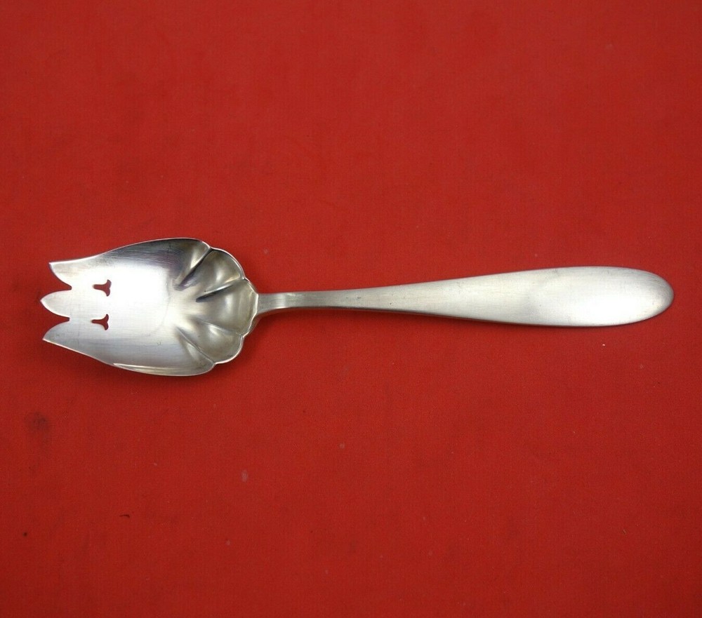 Pilgrim by Manchester Sterling Silver Ice Cream Fork Pierced Original 5 3/8"