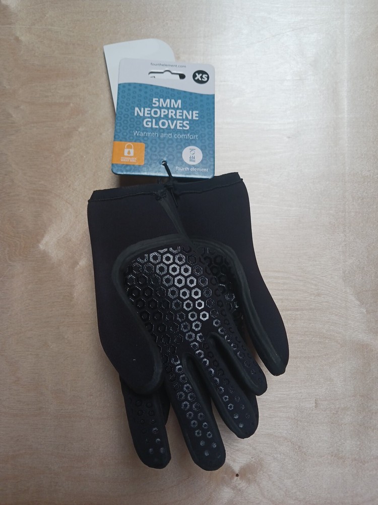 Fourth Element 5mm Neoprene Hydrolock Gloves - XS Extra Small