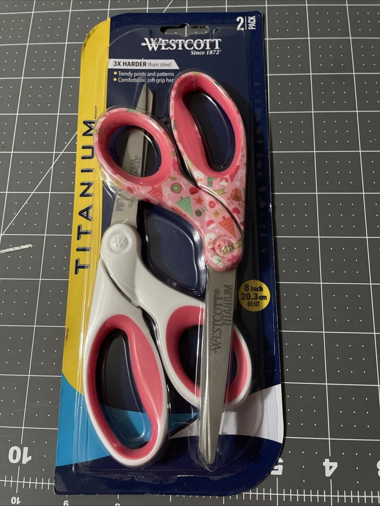 Westcott Limited Edition 8” Titanium Scissors, Christmas