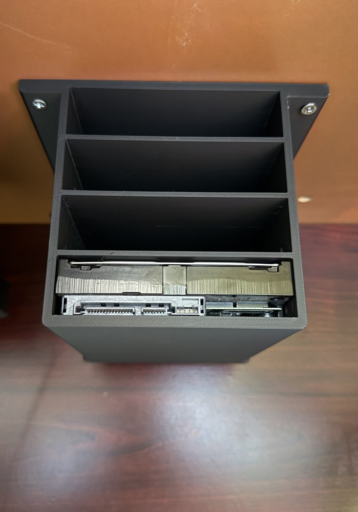 Under Desk Hard Drive Storage