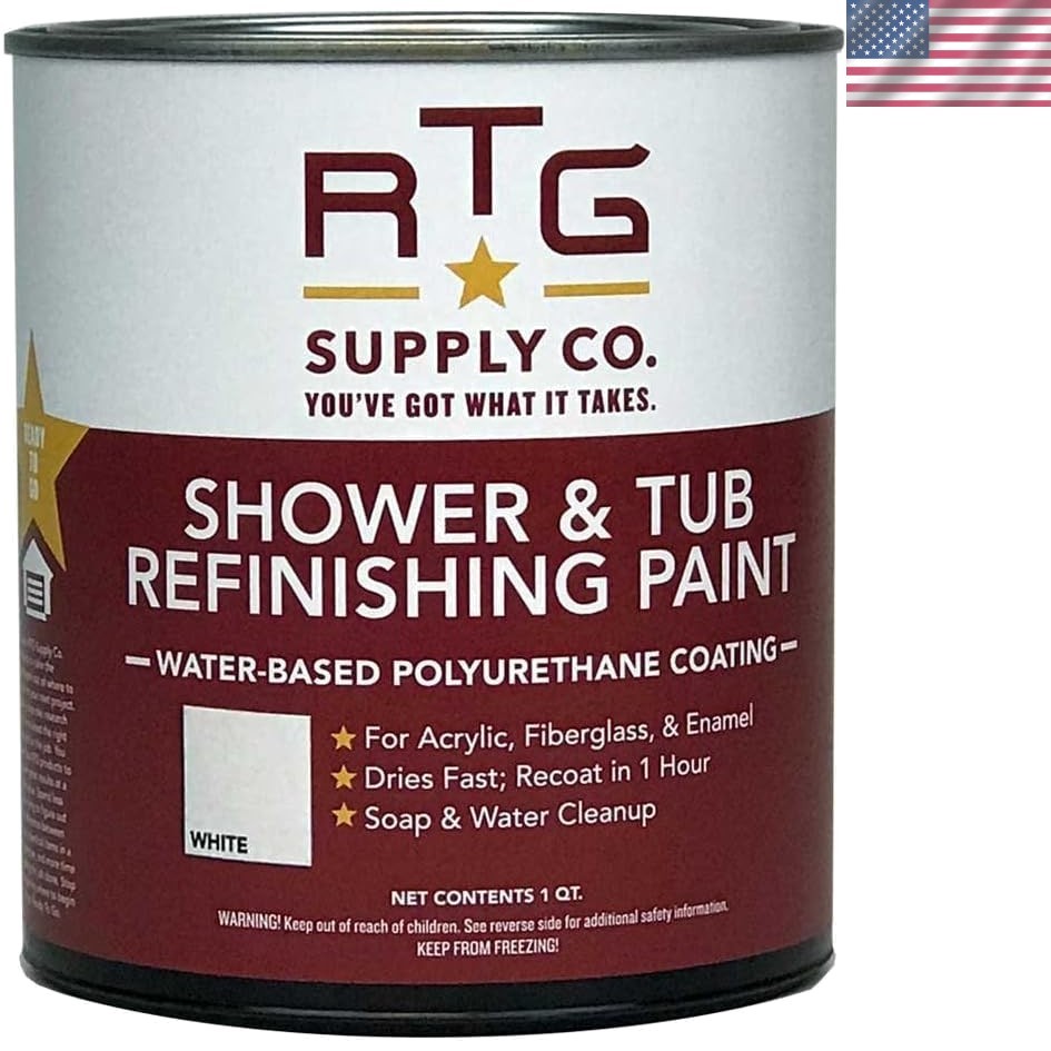 RTG Shower & Tub Refinishing Paint White