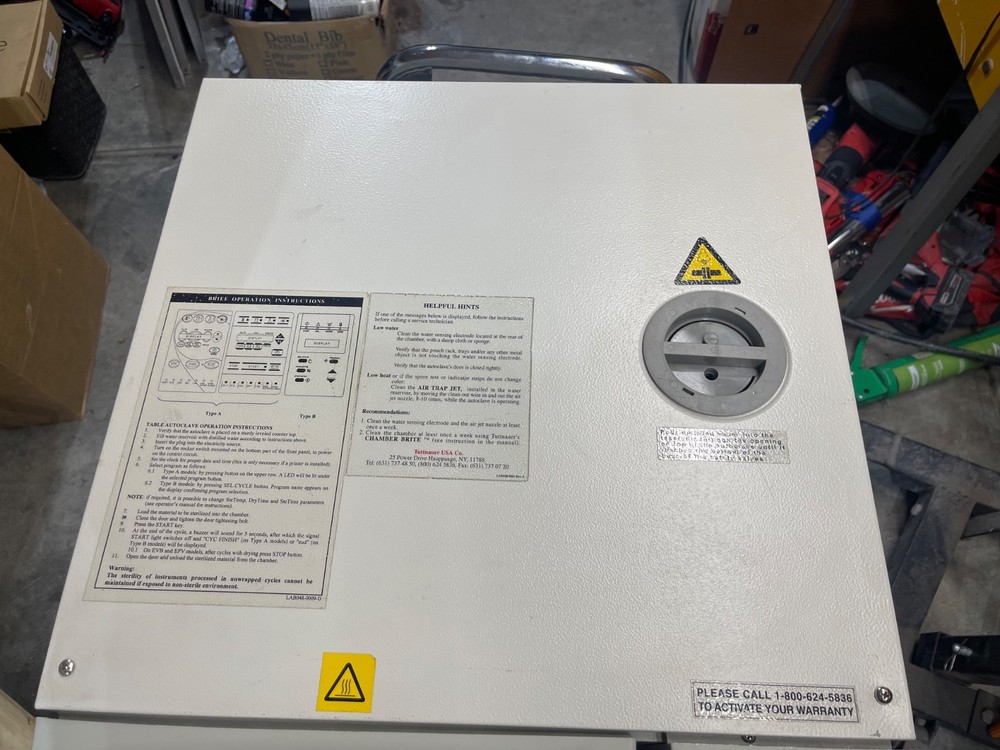 Tuttnauer 2540EA Steam Sterilizer for EZ10