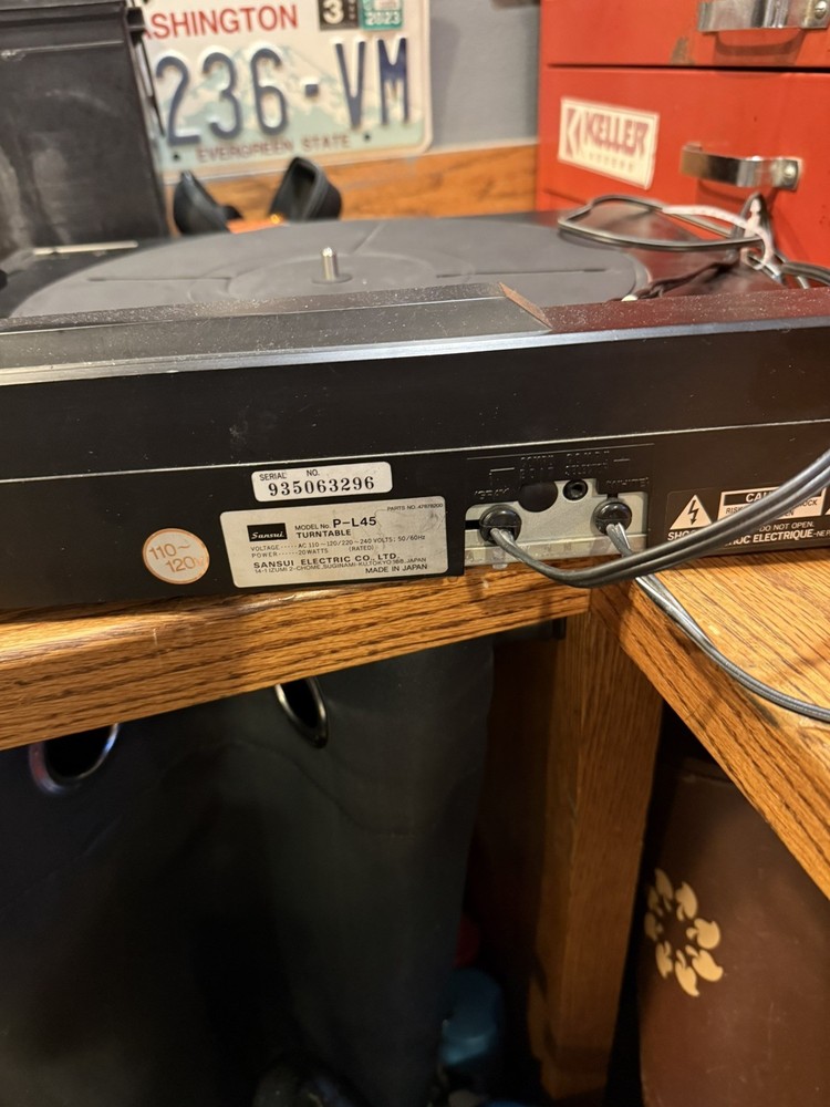 Sansui P-L45 Fully Automatic Direct Drive Turntable - READ DESCRIPTION