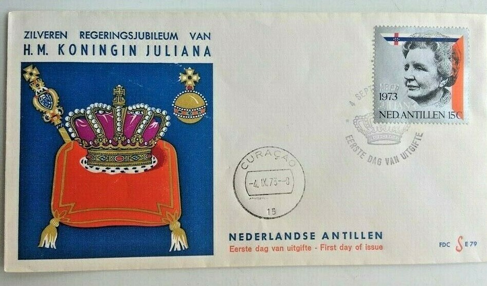 2(TWO) NETHERLANDS ANTILLES FDCs