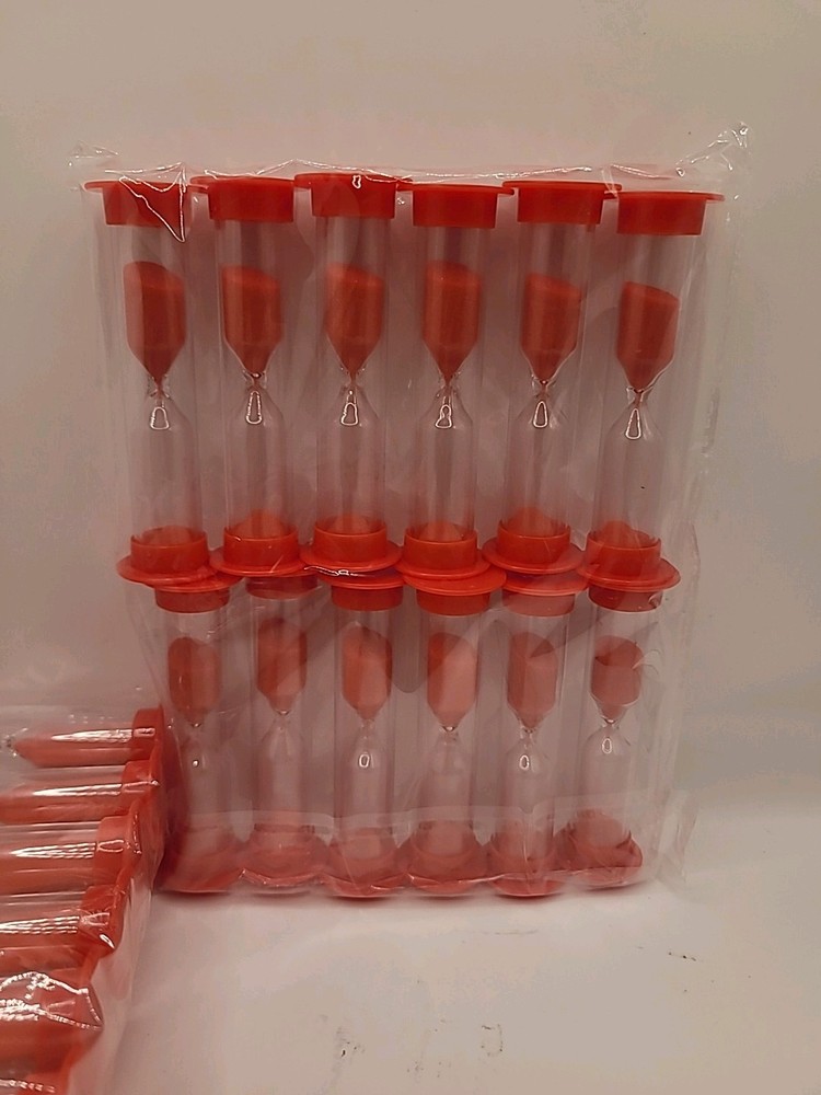 Red Sand Timer 1 Minute 36 Pieces
