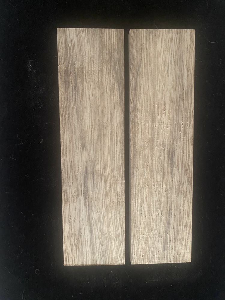 Black Limba Knife Handle Scales
