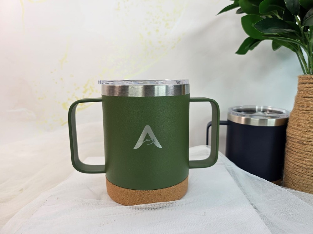 Parkinson's Mug / Cup - Double Handle & Insulated
