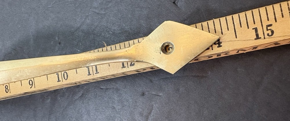 Brass Entry Door Hardware 14” Pull Handle Deadbolt Opening