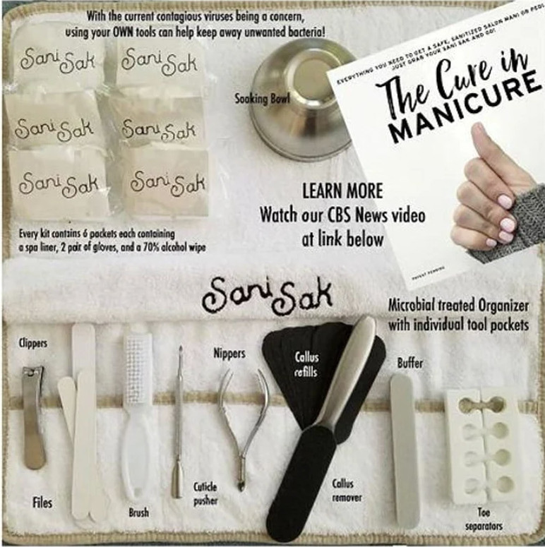 Sanitizing Manicure Kit - Sani Sak