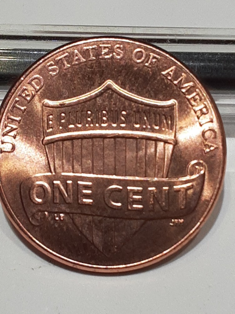 2022 P Lincoln Shield Cent Die Chip & Die Crack Reverse Error Upper left area